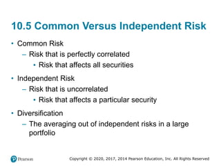 Correlated Risks Capital Markets and the Pricing of Risk | PPTX