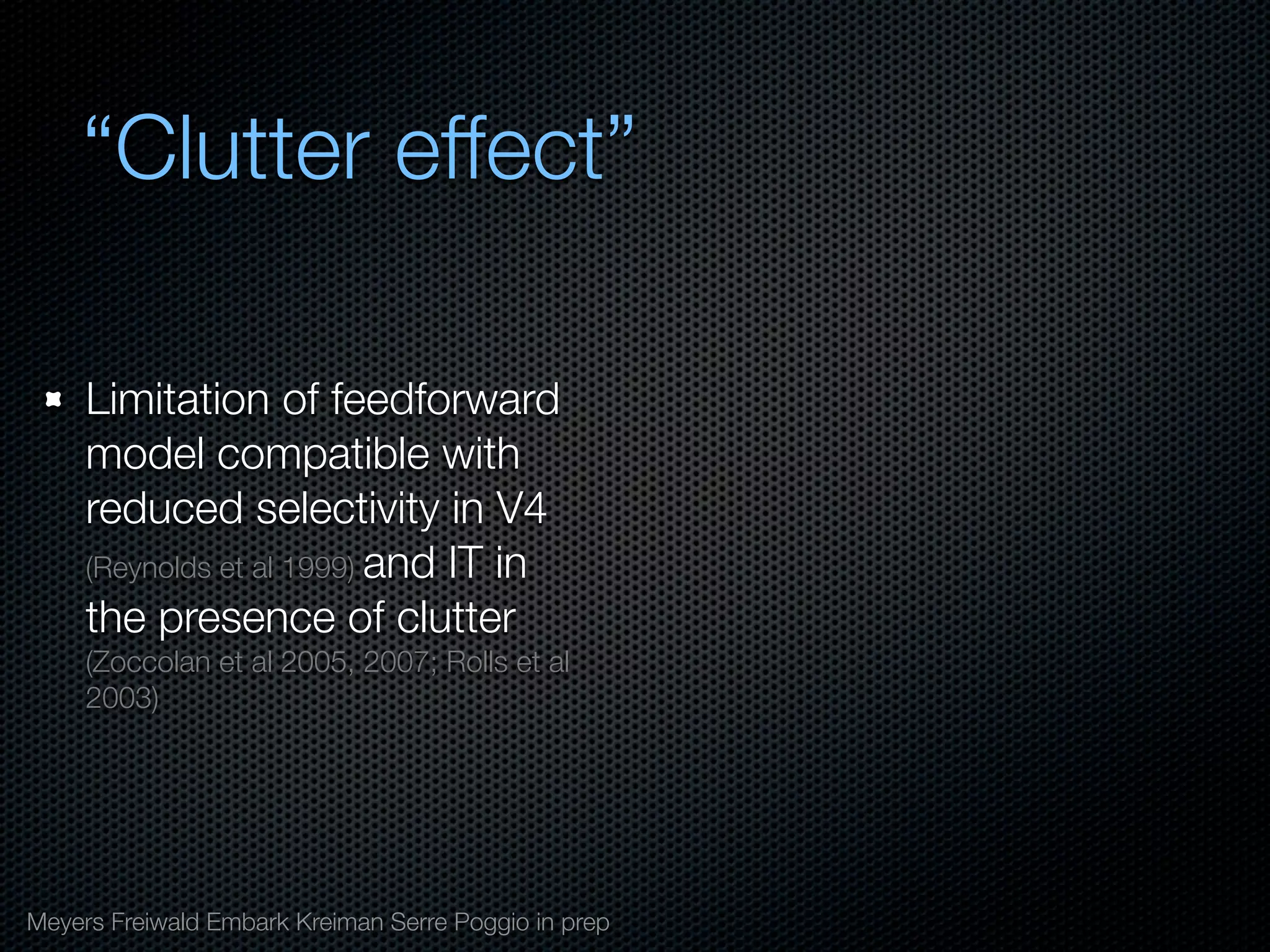 Mechanisms of bottom-up and top-down processing in visual perception