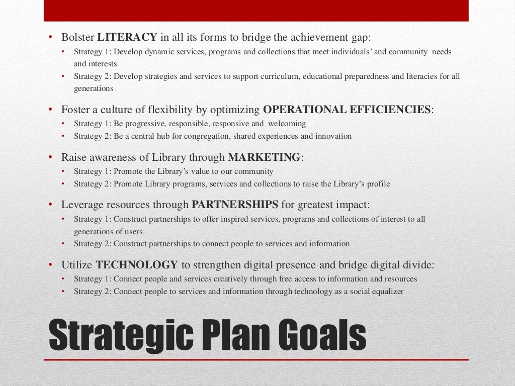Berkeley public library strategic plan presentation