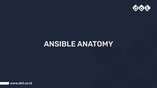 ANSIBLE ANATOMY
 