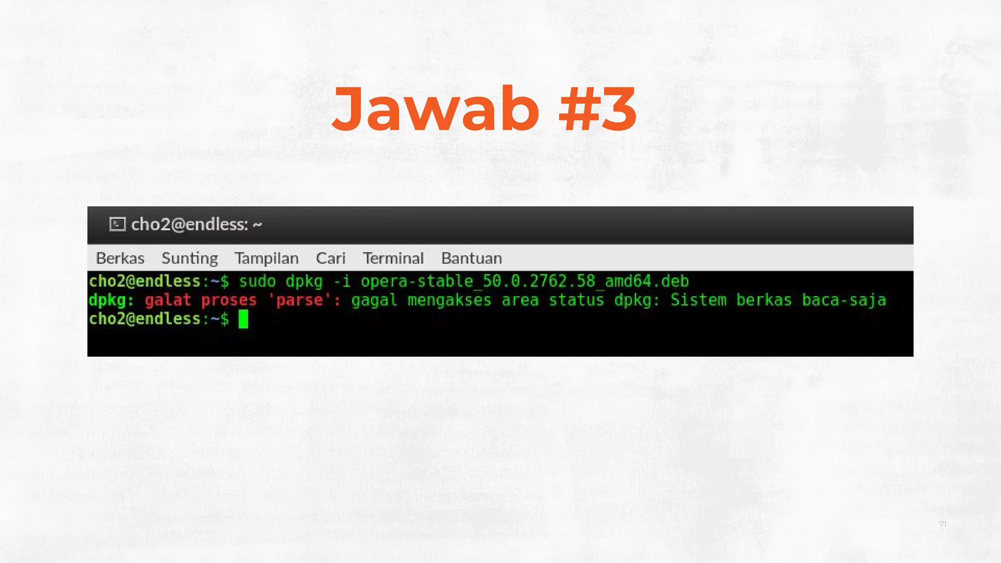 71
Jawab #3
 