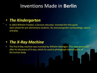 Wilhelm Invention Berlin : The Captital of Germany | PPTX