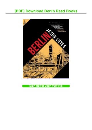 [PDF] Download Berlin Read Books
Sign up for your free trial
 