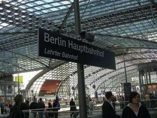 Berliner Hauptbahnhof Estación Central de Ferrocarriles de Berlín 