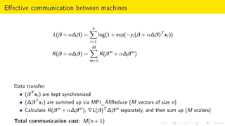 Distributed Coordinate Descent for Logistic Regression with ...