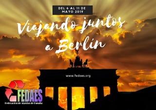 Berlin 2019 con FEDAES
