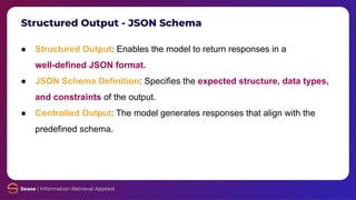 AI-Powered Search Results Navigation with LLMs & JSON Schema | PDF