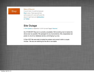 Tuesday, April 24, 12
 