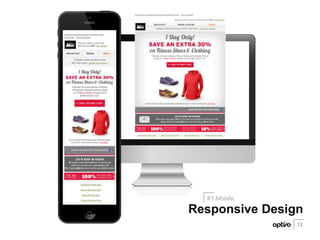 12
Responsive Design
#1 Mobile.
 