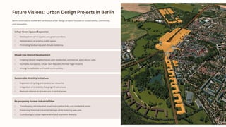 Berlin City Urban Planning Case Study Architecture | PDF
