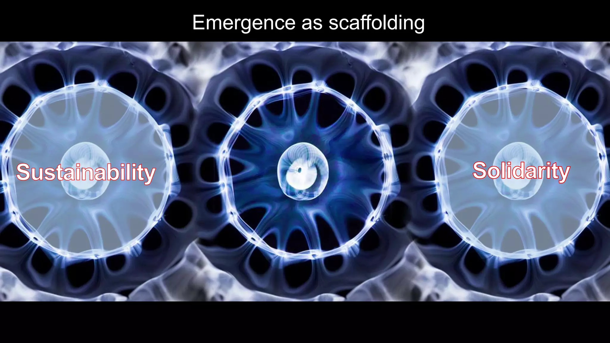 Emergence as scaffolding
 