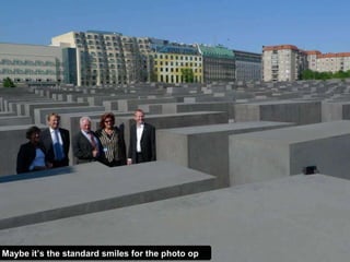 Maybe it’s the standard smiles for the photo op 