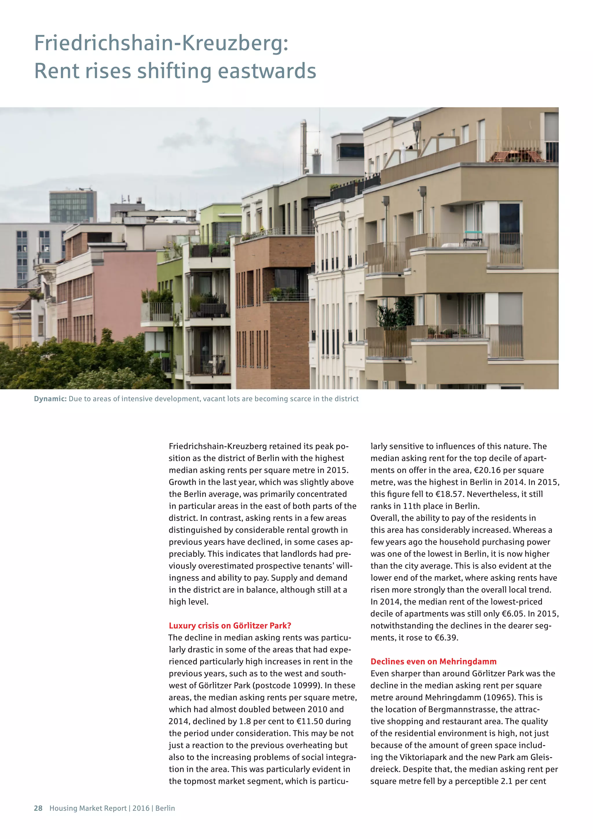 Berlin market by CBRE | PDF