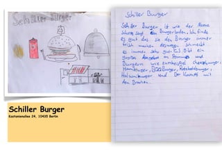 Schiller Burger
Kastanienallee 24, 10435 Berlin
 