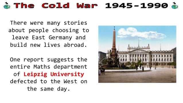 Cold War Flashpoints - Berlin wall: why was it built?