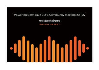 Powering Bermagui! CEFE Community meeting 23 July
 