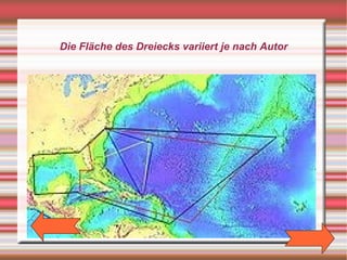 Die Fläche des Dreiecks variiert je nach Autor
 