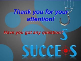 Thank you for
your attention!
Have you got a question?
© by Jakob Bader und Christian Finding
Thank you for your
attention!
Have you got any question?
 