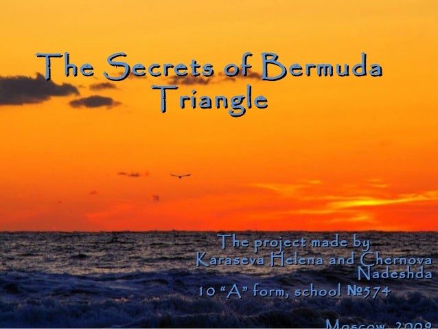 Bermuda triangle paper presentation