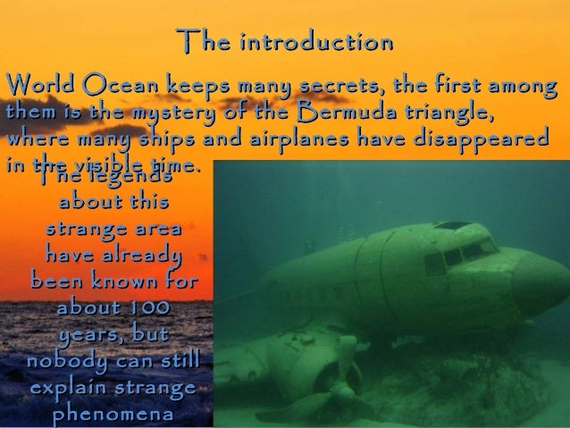 Bermuda triangle paper presentation