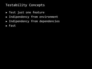 How to test for “good design”?You can’tActually you can Clear?