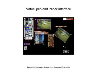Virtual pen and Paper Interface 
