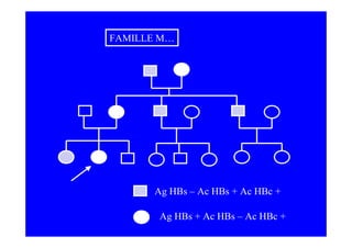 FAMILLE M…




      Ag HBs – Ac HBs + Ac HBc +

       Ag HBs + Ac HBs – Ac HBc +
 