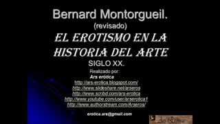 Bernard Montorgueil (revisado y ampliado)