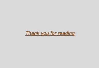 Thank you for reading
 