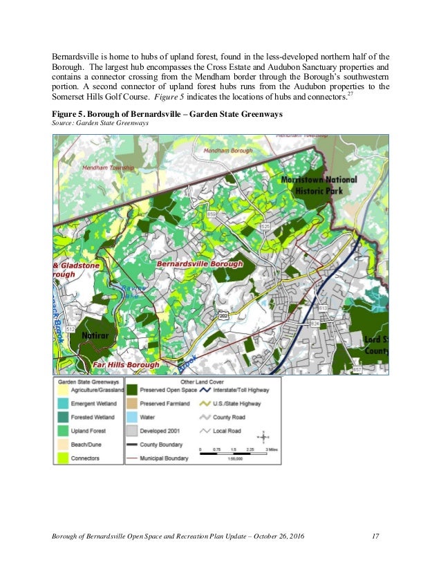 Bernardsville Borough Open Space and Recreation Plan