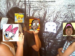 Haga clic para modificar el estilo de texto del patrón
    Segundo nivel
          Tercer nivel
               Cuarto nivel
                    Quinto nivel
 