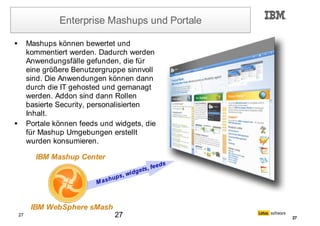 Bernd Beilke und Torsten Hoffmann zu Mashups