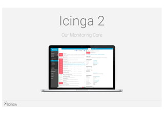 Icinga 2
Our Monitoring Core
 
