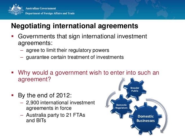 International Investment And Trade Foreign Policy Goals