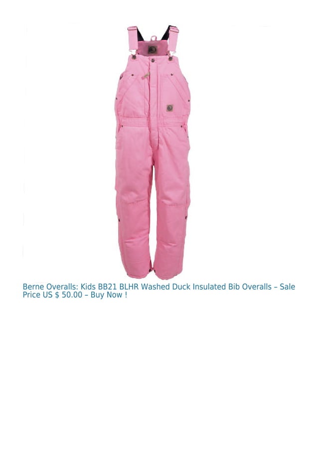 Berne Overalls PDF