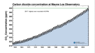 2017 highest ever recorded 410 PPM