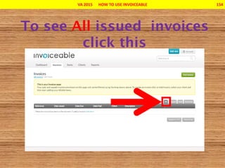 VA 2015 HOW TO USE INVOICEABLE 154
 