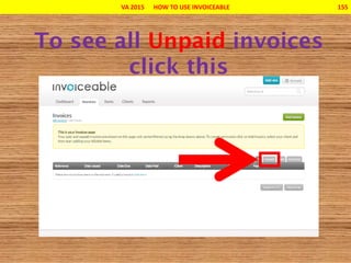 VA 2015 HOW TO USE INVOICEABLE 155
 