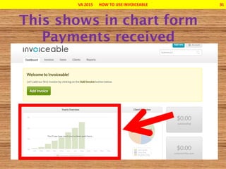 VA 2015 HOW TO USE INVOICEABLE 31
 