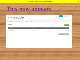 VA 2015 HOW TO USE INVOICEABLE 86
 