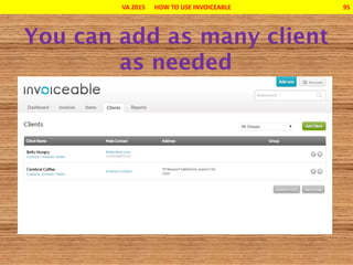 VA 2015 HOW TO USE INVOICEABLE 95
 