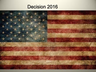 Decision 2016
 