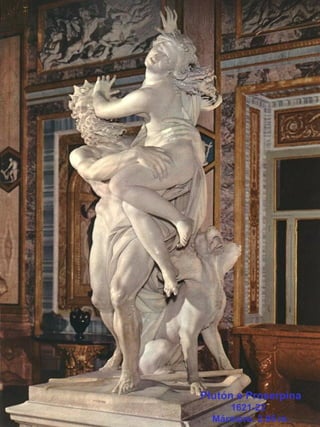 Plutón e Proserpina 1621-22  Mármore. 2,95 m. 