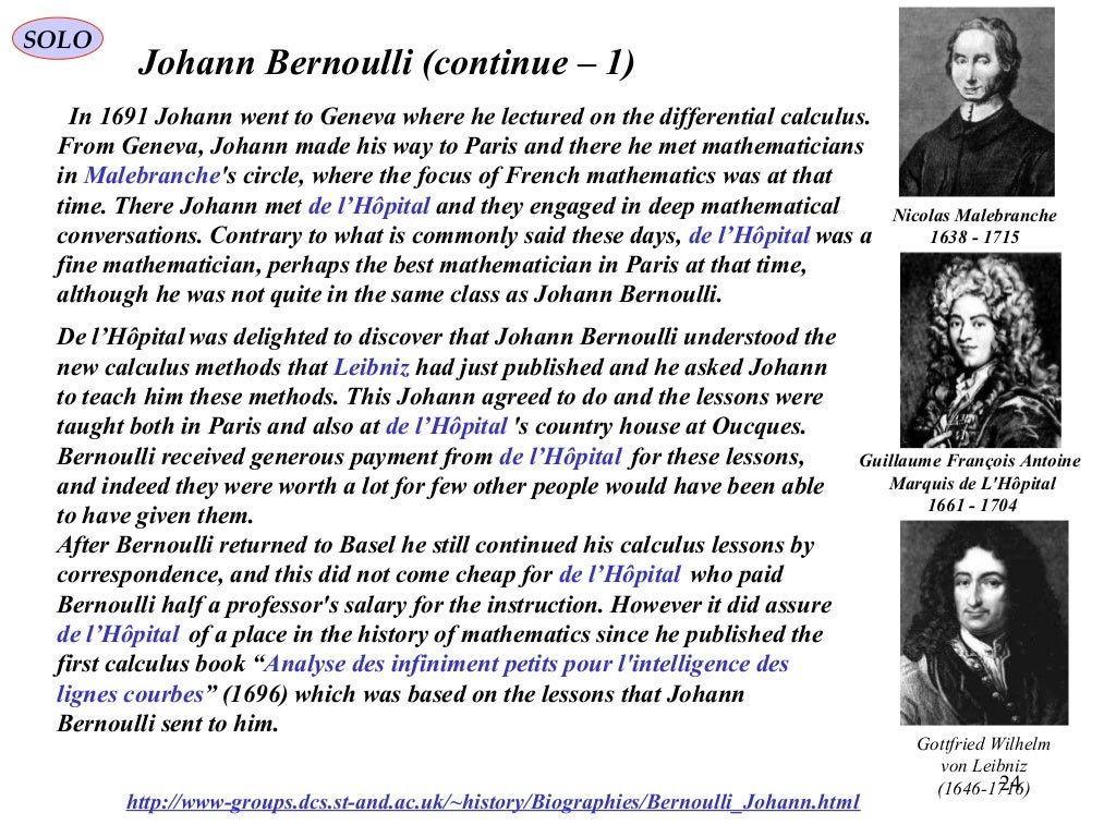 Bernoulli Family