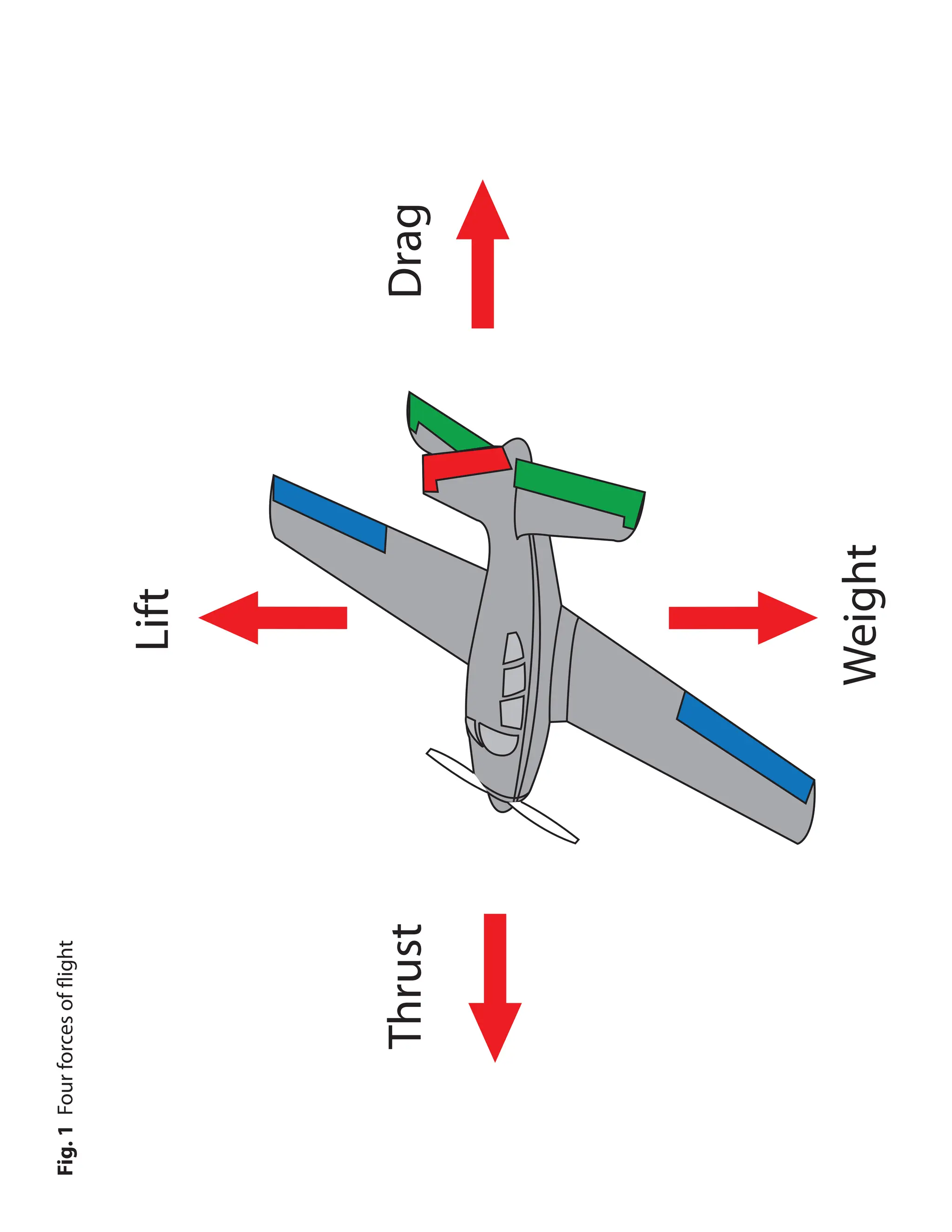 Fig.
1
Four
forces
of
flight
Lift
Drag
Thrust
Weight
 