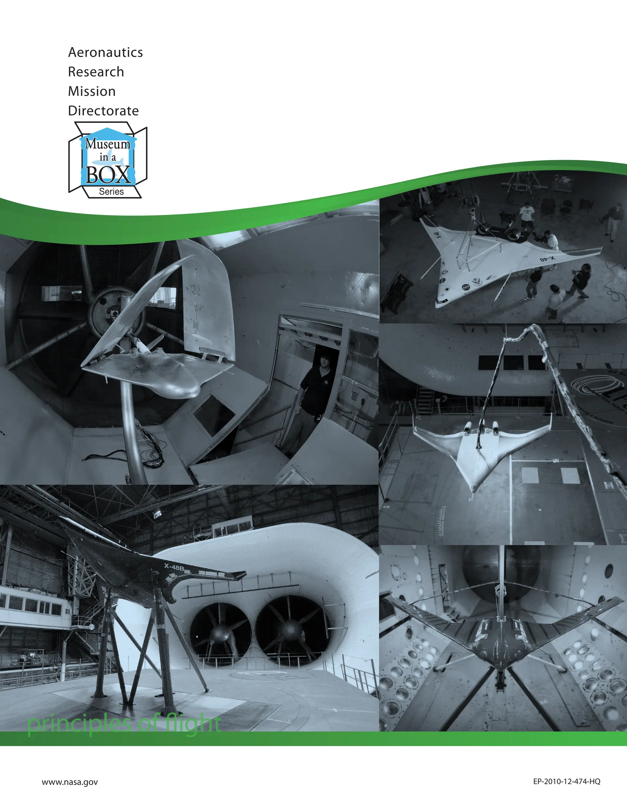 www.nasa.gov
Museum
in a
BOX
Museum
in a
BOX
Series
Aeronautics
Research
Mission
Directorate
EP-2010-12-474-HQ
principles of flight
 