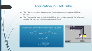 Bernoulli’s equation and its significance | PPTX