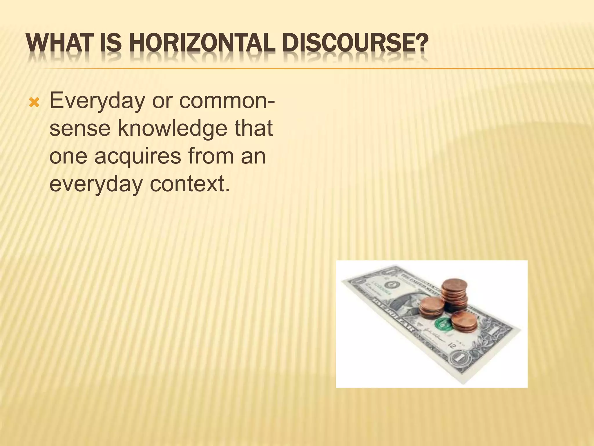 Bernstein vertical and horizontal discourse | PPTX