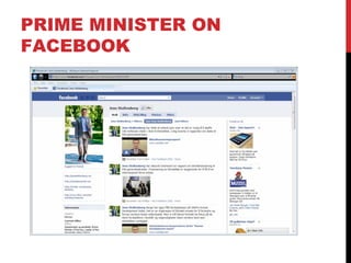 PRIME MINISTER ON
FACEBOOK
 