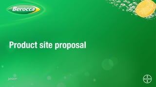 Product site proposal
jvision
 